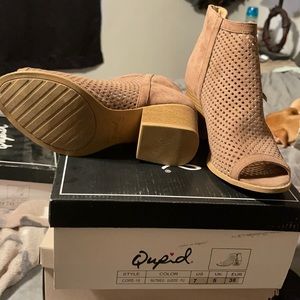Qupid Booties Excellent condition. Wore one time